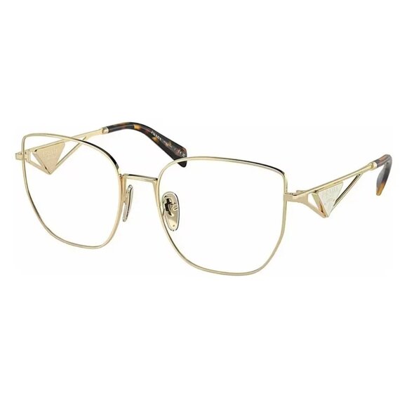 NEW PRADA PRA54VD ZVN1O1 GOLD EYEGLASSES PRADA PR A54VD ZVN1O1 - Picture 1 of 3